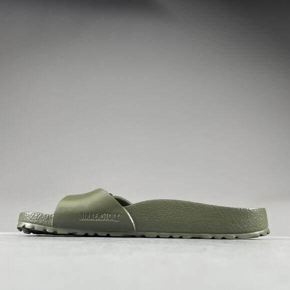 Mens 8 Womens 10 Birkenstock Madrid Essentials Green Slip On Slide Casual Sandal - Picture 6 of 8